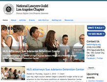 Tablet Screenshot of nlg-la.org